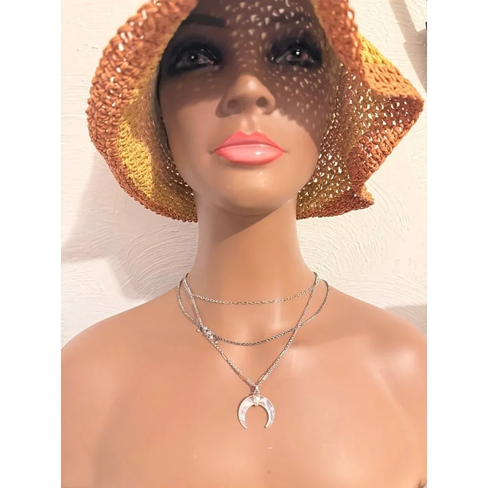 Kendra Scott‎ Gemma Triple Chain Crescent Necklace